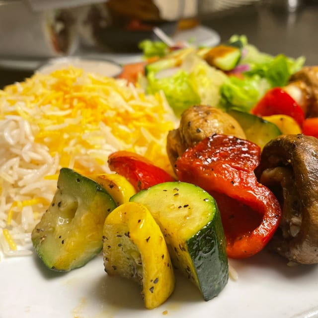 Veggie Kabob (GF, VG).