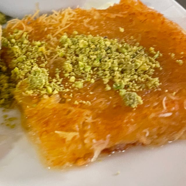 Knafeh.