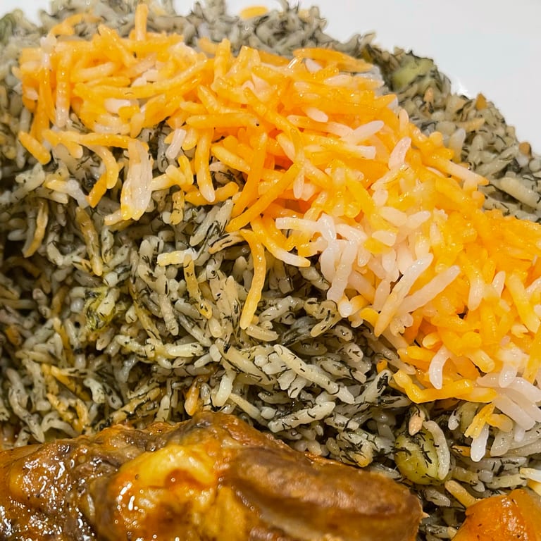 Delicious Baghali Polo Awaits